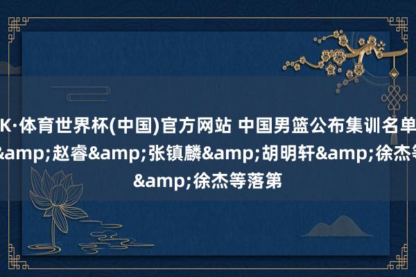K·体育世界杯(中国)官方网站 中国男篮公布集训名单 周琦&赵睿&张镇麟&胡明轩&徐杰等落第