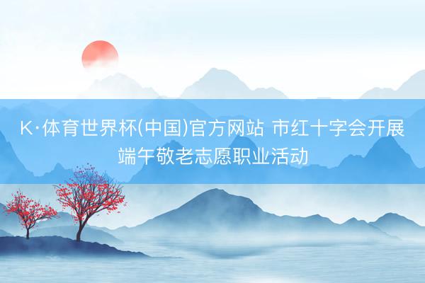 K·体育世界杯(中国)官方网站 市红十字会开展端午敬老志愿职业活动